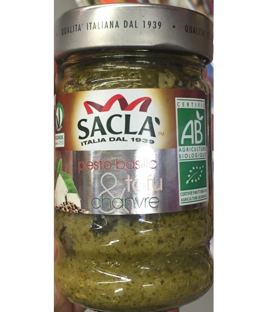 PESTO BASILIC SACLA 190G PESTO BASILIC SACLA 190G
