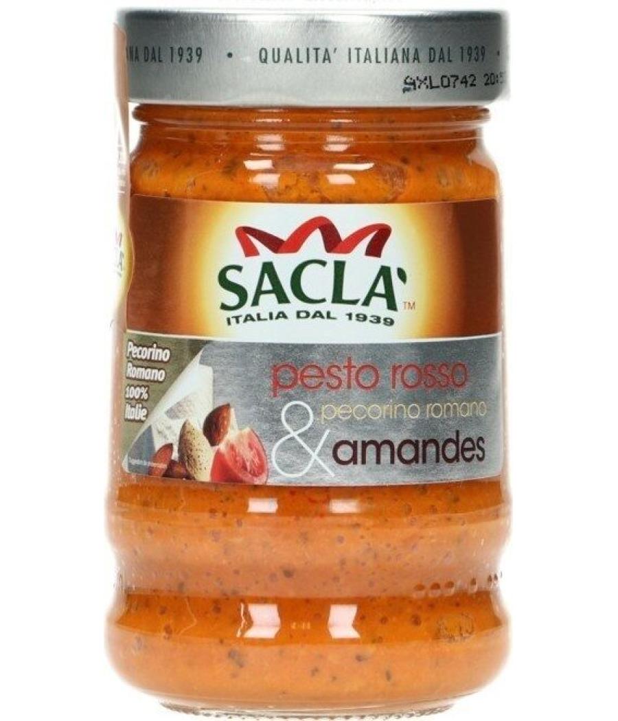 PESTO ROSSO PECORINO ROMANO&AMANDES SACLA PESTO ROSSO PECORINO ROMANO&AMANDES SACLA