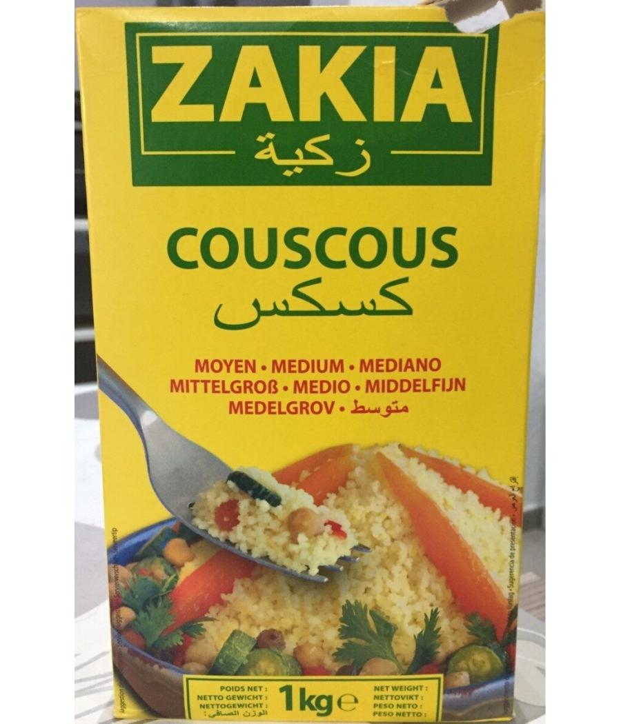 COUSCOUS ZAKIA MOYEN 1KG COUSCOUS ZAKIA MOYEN 1KG