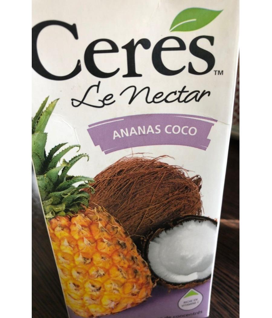 JUS DE FRUITS ANANAS COCO BLEND NECTAR 1L JUS DE FRUITS ANANAS COCO BLEND NECTAR 1L