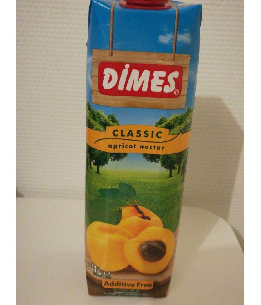 JUS DE FRUITS D'ABRICOT CLASSIC DIMES 1L JUS DE FRUITS D'ABRICOT CLASSIC DIMES 1L