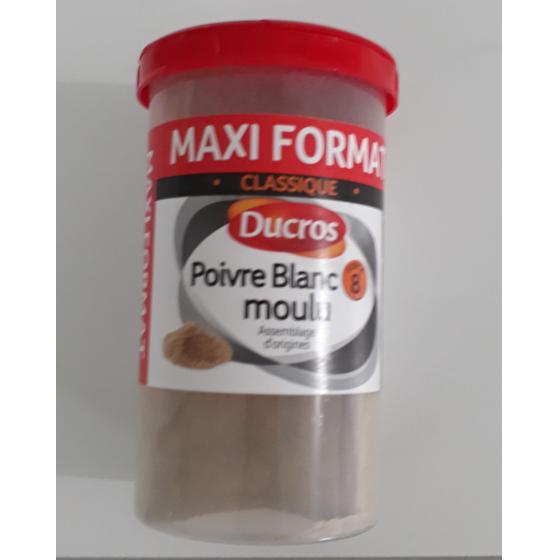 BOITE MENAGERE POIVRE BLANC MOULU 90 G