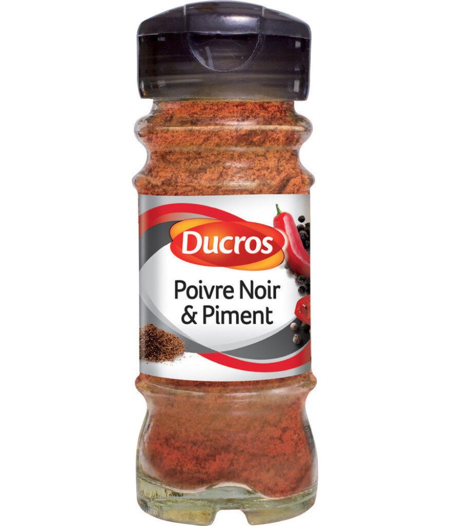 POIVRE NOIR ET PIMENT ASSAISONNEMENT 45 G POIVRE NOIR ET PIMENT ASSAISONNEMENT 45 G