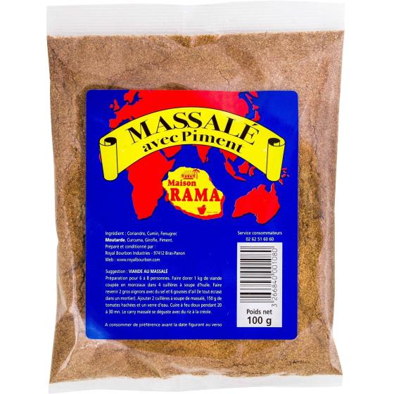 MASSALE PIMENT SACHET 100G RAMA 0,1 KG