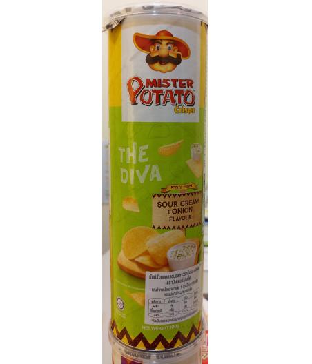 CHIPS CREME_OIGNON 160G MISTER POTATO 100 G 100 G 100 G 100 G