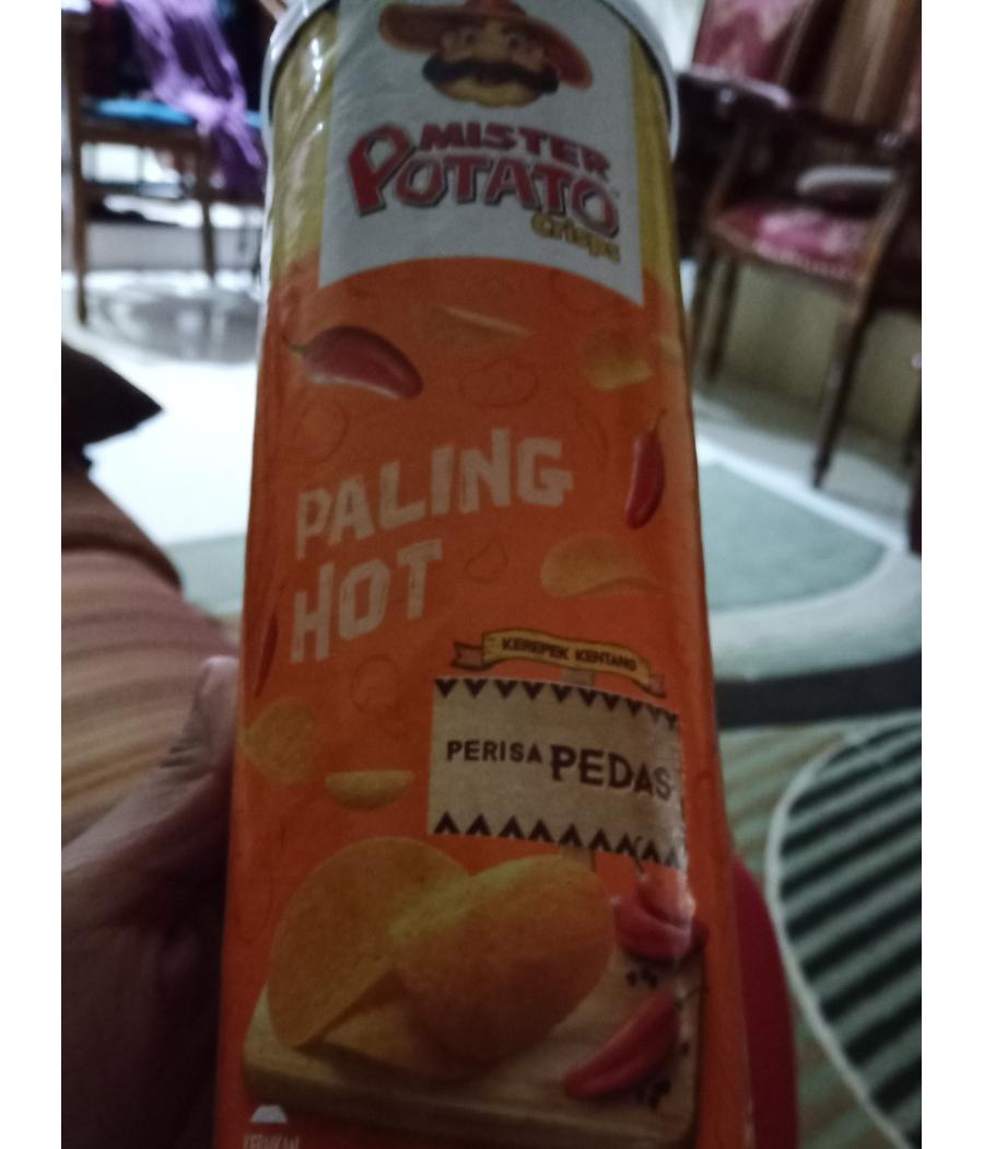 MISTER POTATO CRISPS HOT SPICY 160G MISTER POTATO CRISPS HOT SPICY 160G