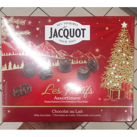 JACQUOT BOITE ASSORTIMENT CHOCOLAT 214G 214G