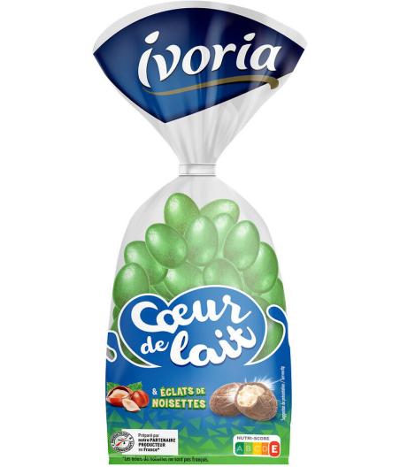 SACHET PETITS OEUFS FUN FOURRAGE LAIT ET ECLATS DE NOISETTES - 200G 200 G