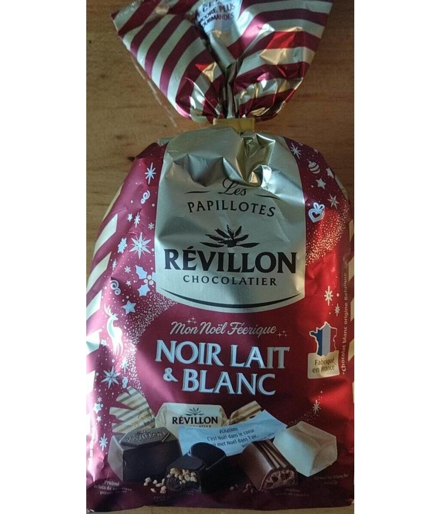 PAPILLOTES NOIR LAIT ET BLANC PAPILLOTES NOIR LAIT ET BLANC