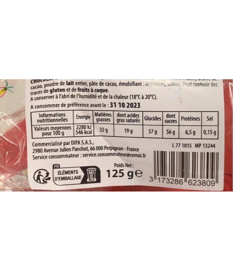 CHOCOLAT POULE 125 G CHOCOLAT POULE 125 G