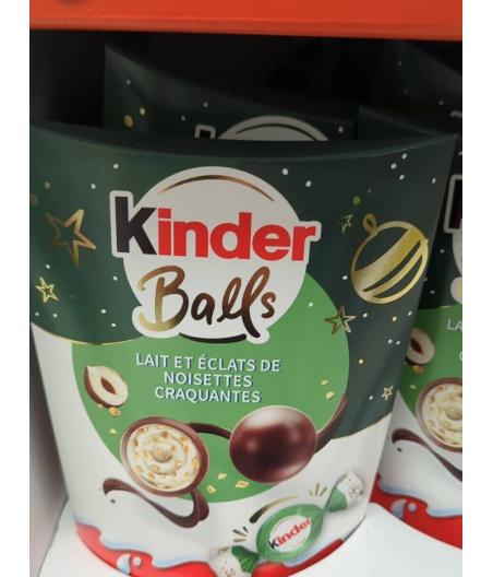 KINDER BALLS LT ECLAT BISC CACAO 164G
