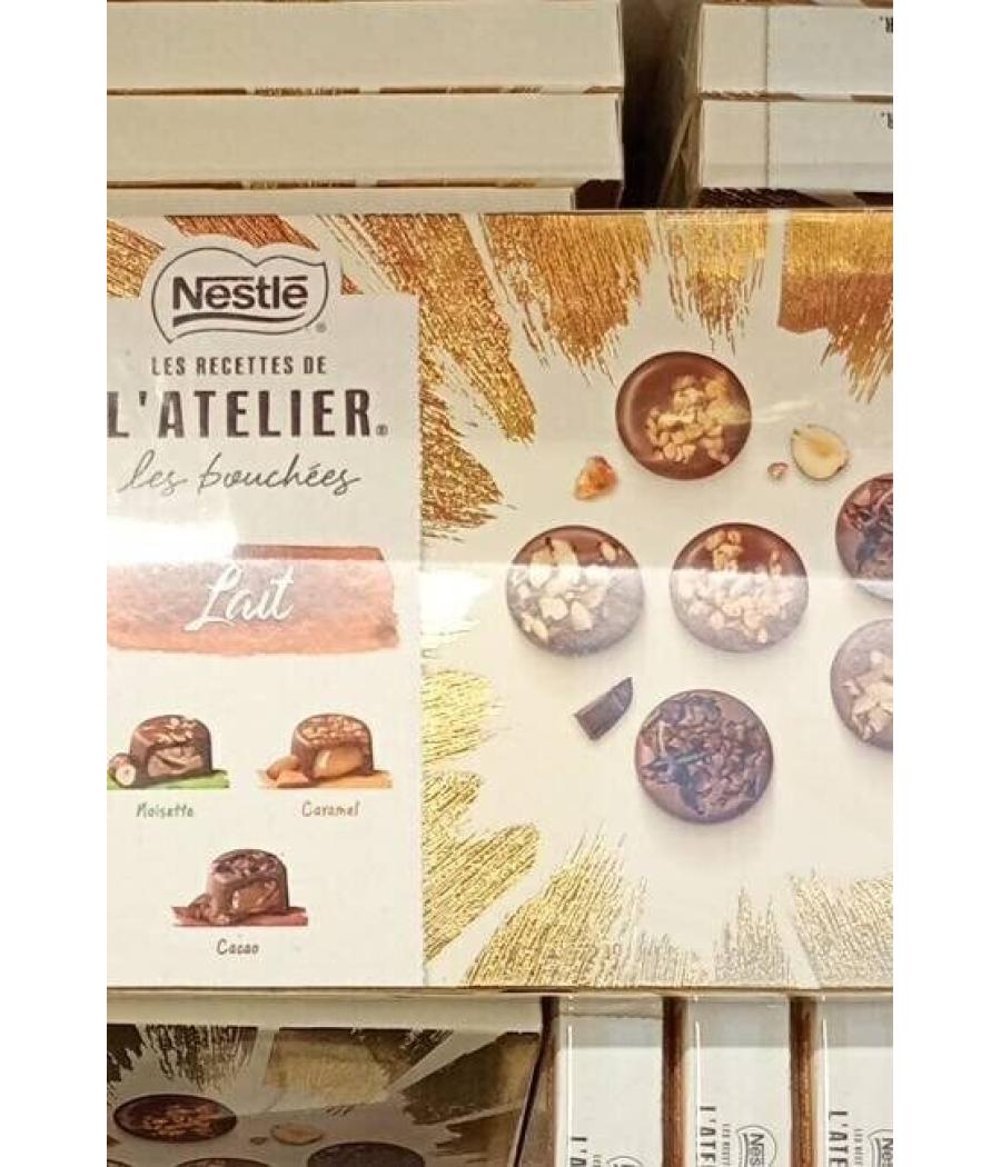 LES RECETTES DE L`ATELIER LES BOUCHEES LAIT 189 G LES RECETTES DE L`ATELIER LES BOUCHEES LAIT 189 G
