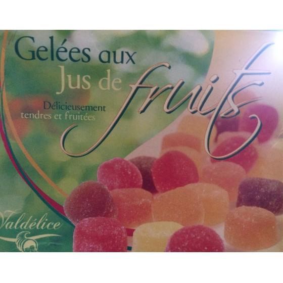 GELEES AUX JUS DE FRUITS 175 G E