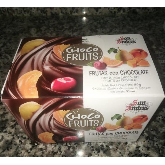 BALLOTIN CHOCO FRUITS SAN ANDRES 150G 150 G 150 G 150 G 150 G