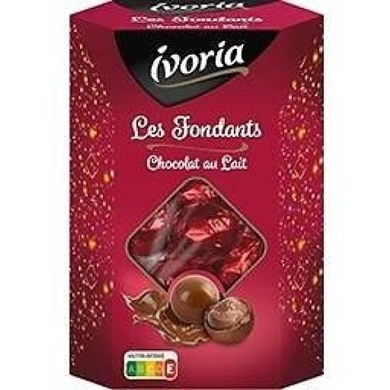 SPHERES DE CHOCOLAT AU LAIT LES FONDANTS - 200G - NOEL 200 G