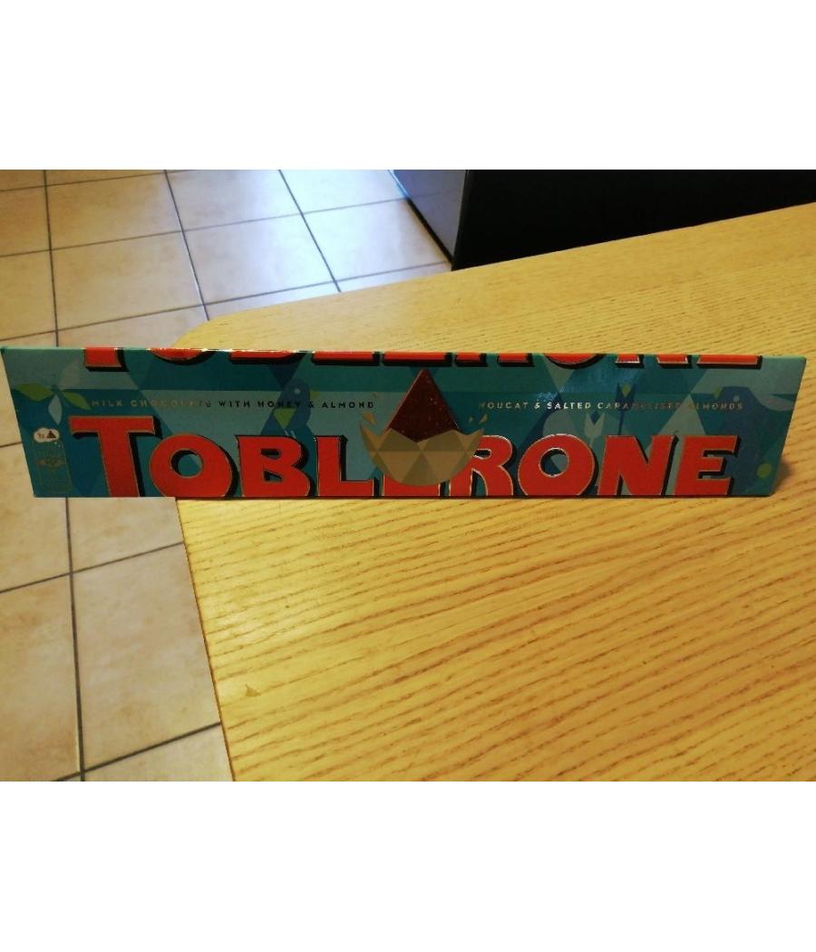TOBLERONE AU LAIT AMANDES SALEES CARAMELISEES TOBLERONE AU LAIT AMANDES SALEES CARAMELISEES