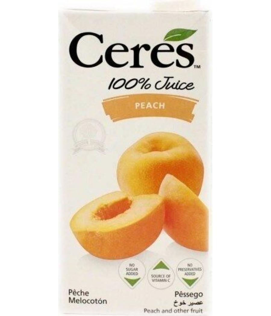JUS 100% PECHE CERES 1L JUS 100% PECHE CERES 1L