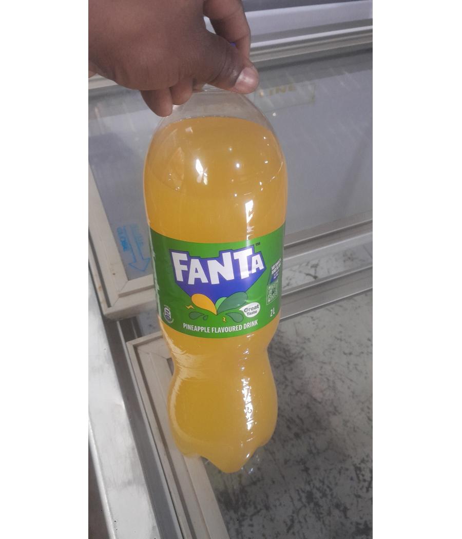 FANTA PINEAPPLE TLAVOURED DRINK 2 LITRE FANTA PINEAPPLE TLAVOURED DRINK 2 LITRE