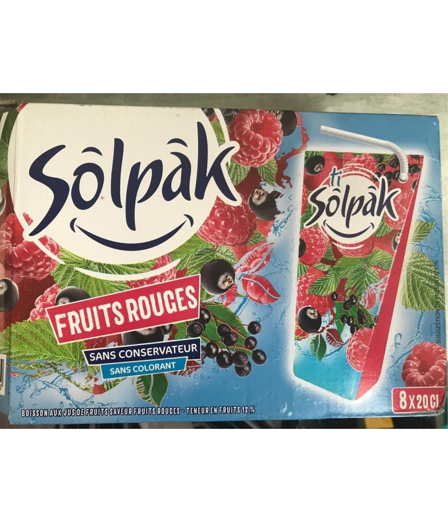 SOLPAK FRUITS ROUGES 8 X 20 G SOLPAK FRUITS ROUGES 8 X 20 G