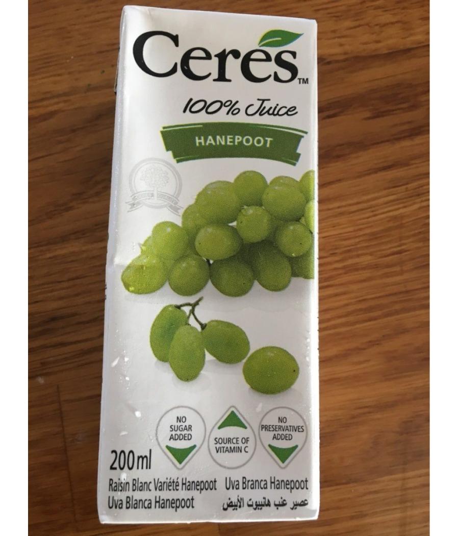 JUS DE FRUITS CERES 100% HANEPORT JUS DE FRUITS CERES 100% HANEPORT