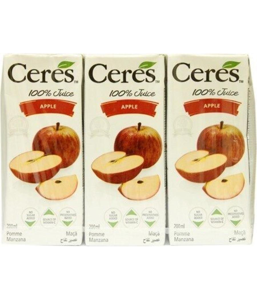 JUS DE POMME CERES 6X20CL JUS DE POMME CERES 6X20CL