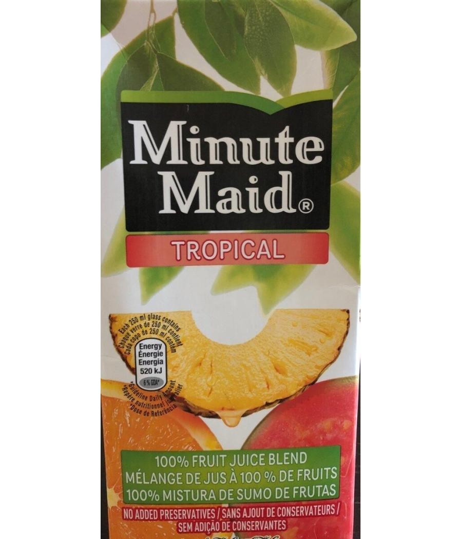 JUS DE FRUITS MINUTE MAID MINUTE MAID TROPICAL FRUIT CARTON JUS DE FRUITS MINUTE MAID MINUTE MAID TROPICAL FRUIT CARTON