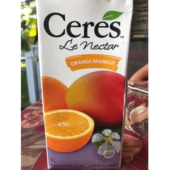 JUS DE FRUITS NECTAR ORANGE MANGUE