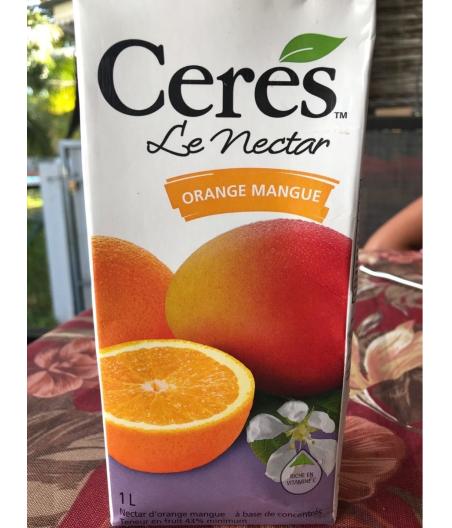 JUS DE FRUITS NECTAR ORANGE MANGUE