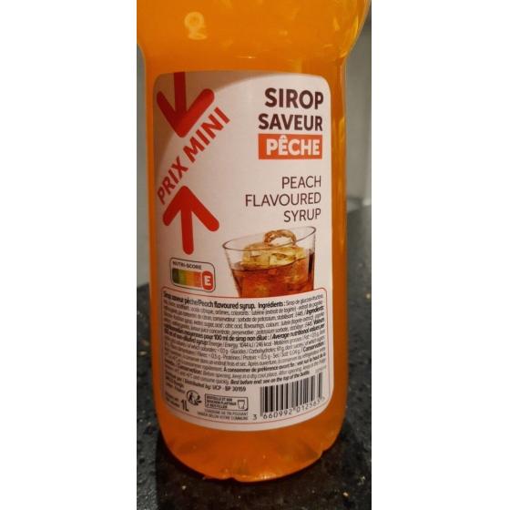 SIROP SAVEUR PECHE 1 L