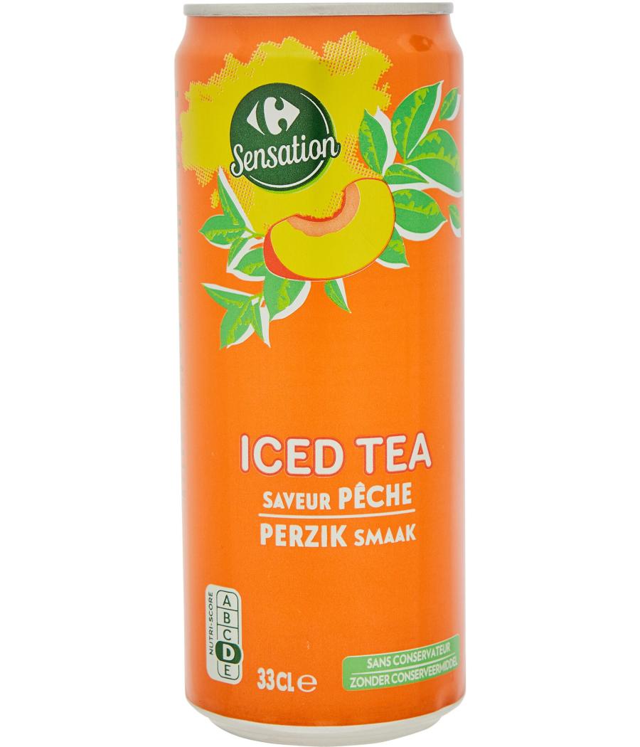 ICED TEA SAVEUR PECHE CARREFOUR 33CL ICED TEA SAVEUR PECHE CARREFOUR 33CL