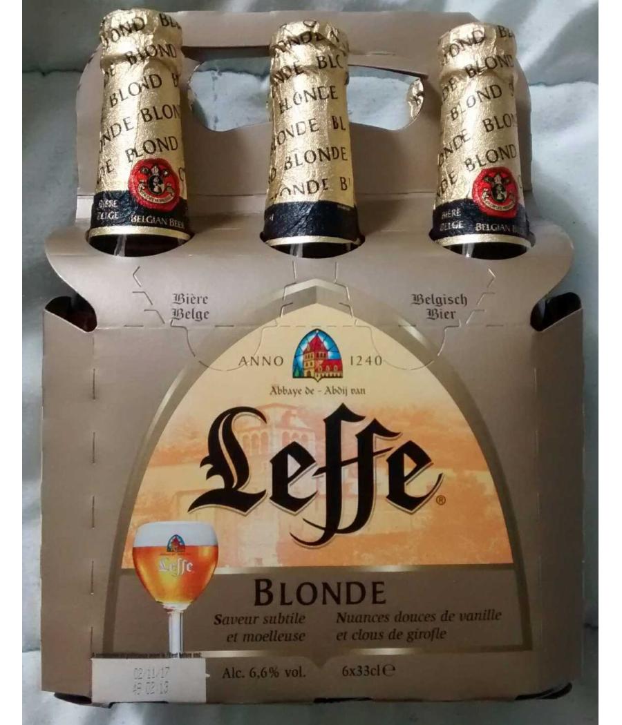 LEFFE BLONDE 6*33CL LEFFE BLONDE 6*33CL