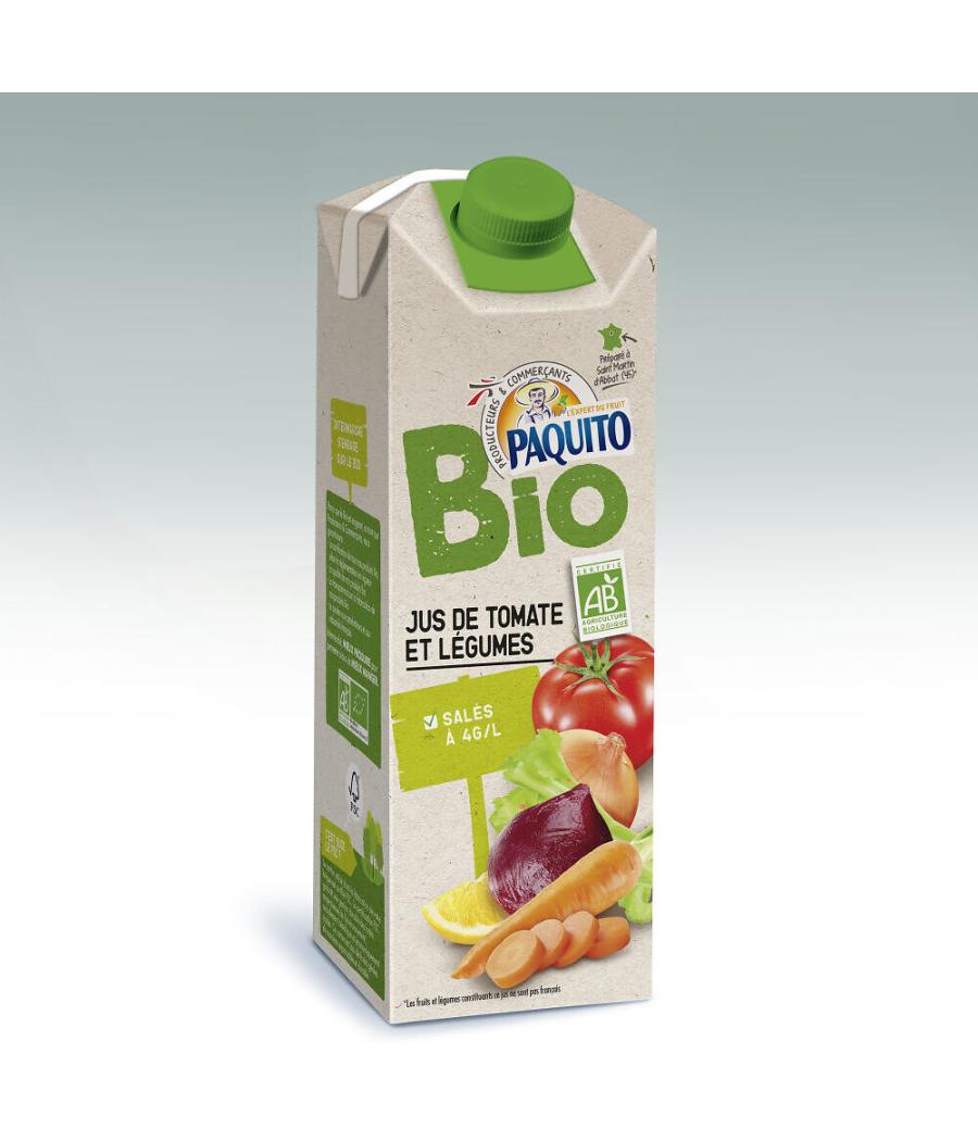 JUS DE TOMATE ET LEGUMES SALES PAQUITO BIO 75CL JUS DE TOMATE ET LEGUMES SALES PAQUITO BIO 75CL