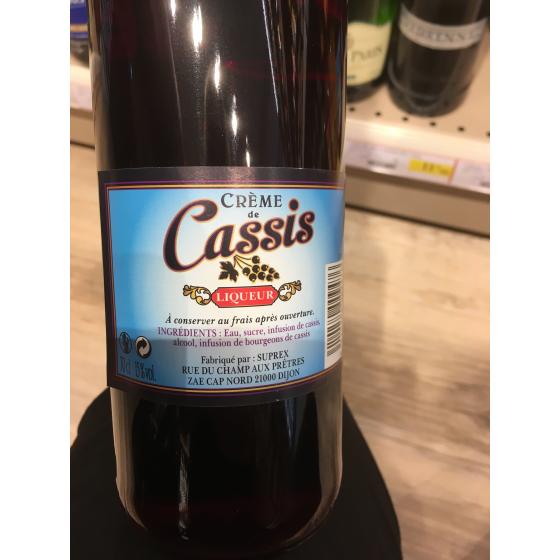 CREME CASSIS 1ER PRIX