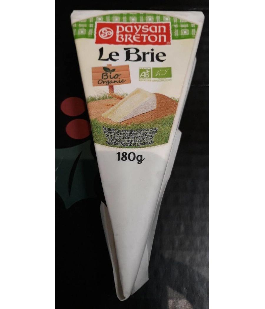 POINTE DE BRIE BIO 180G PAYSAN BRETON POINTE DE BRIE BIO 180G PAYSAN BRETON