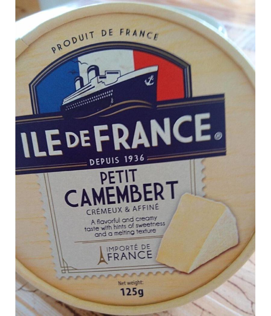 PETIT CAMEMBERT ILE DE FRANCE X 125G 125 G PETIT CAMEMBERT ILE DE FRANCE X 125G 125 G