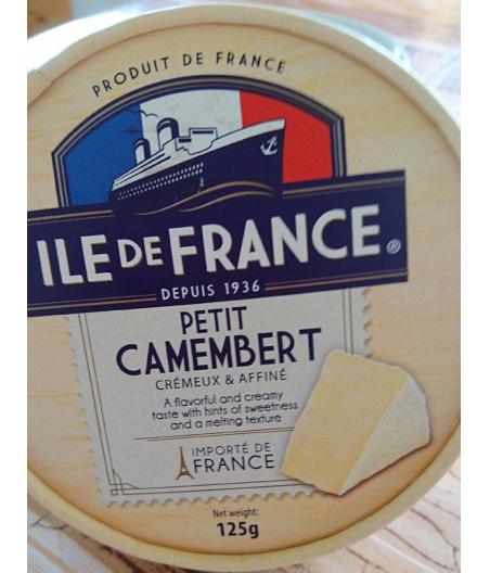 PETIT CAMEMBERT ILE DE FRANCE X 125G 125 G