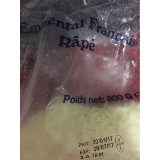 EMMENTAL FRANCAIS RAPE 800G 800 G