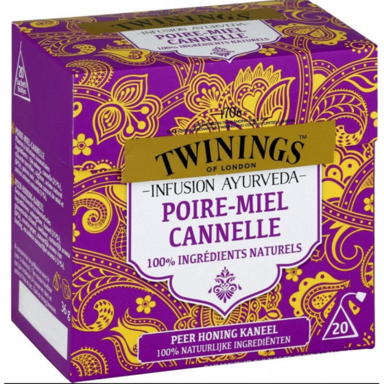 INFUSION AYURVEDA POIRE MIEL CANNELLE  36G