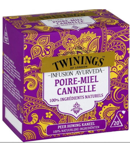 INFUSION AYURVEDA POIRE MIEL CANNELLE  36G