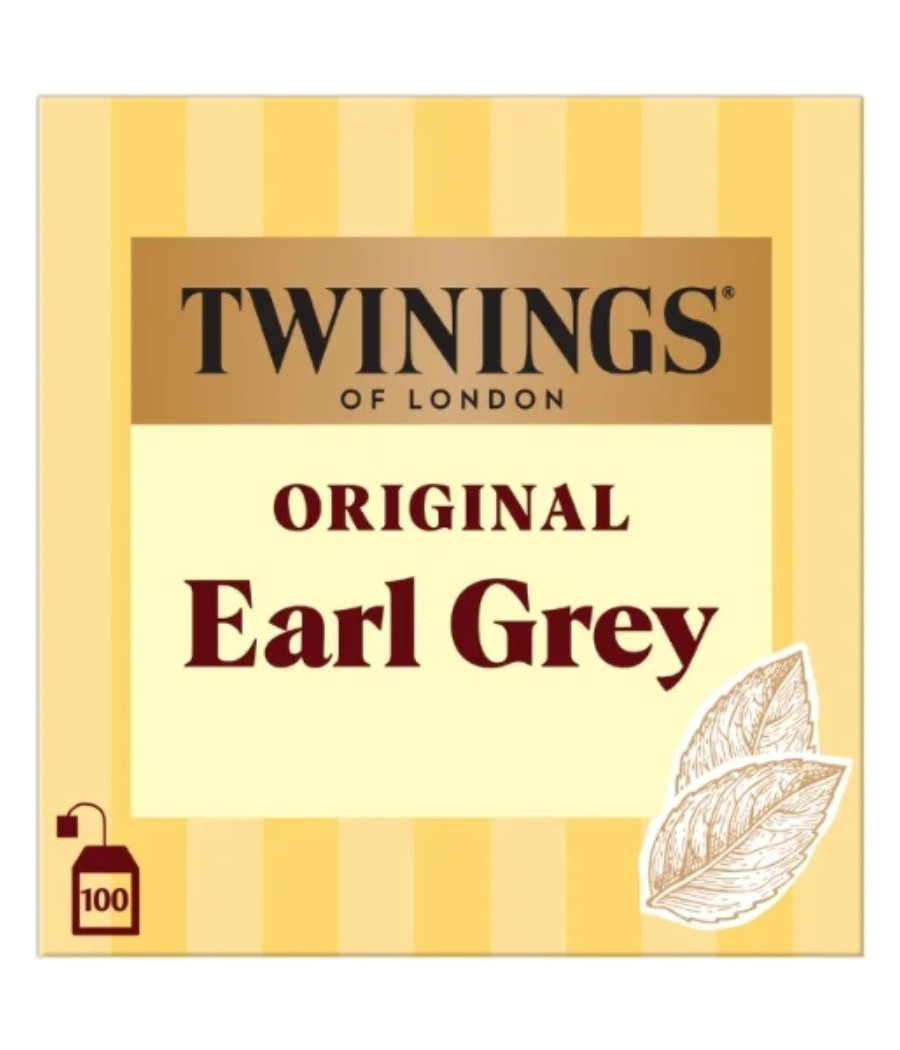THÉ NOIR EARL GREY TWININGS 100G THÉ NOIR EARL GREY TWININGS 100G