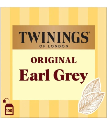 THÉ NOIR EARL GREY TWININGS 100G