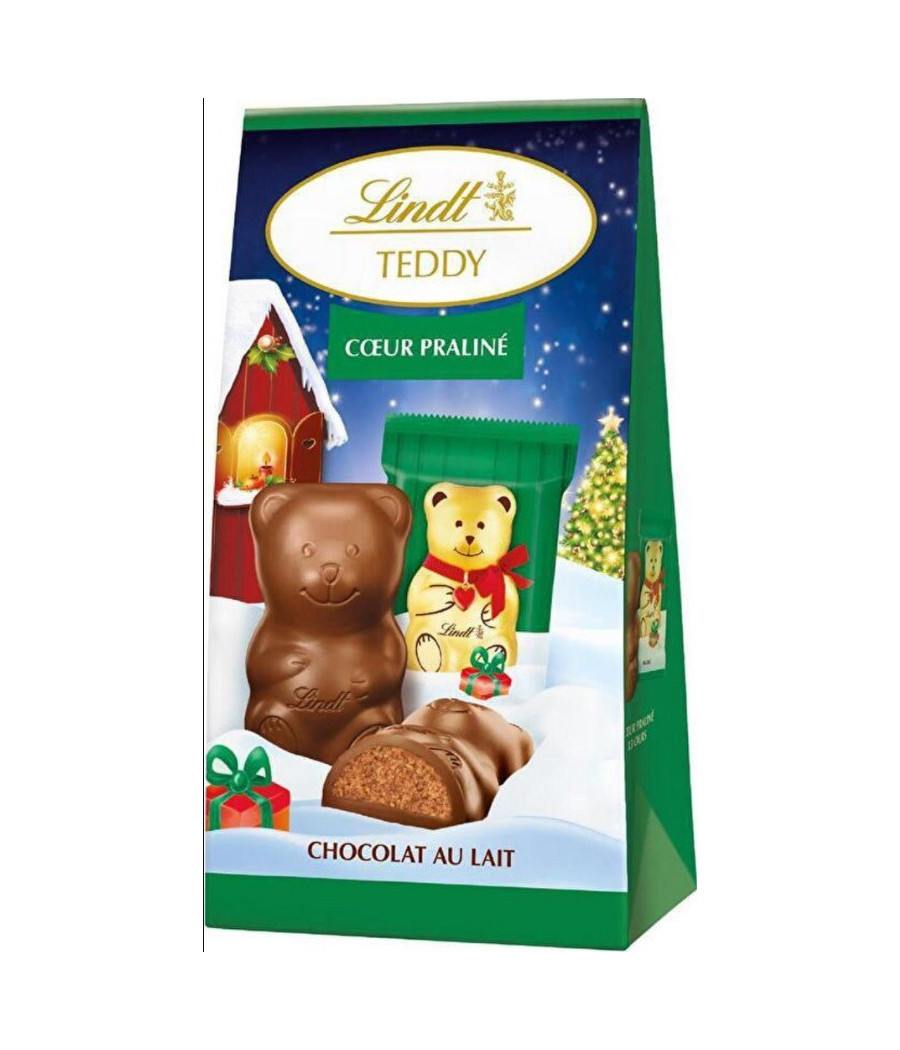GUIMAUVE LAIT PRALINÉ  TEDDY LINDT 120G GUIMAUVE LAIT PRALINÉ  TEDDY LINDT 120G