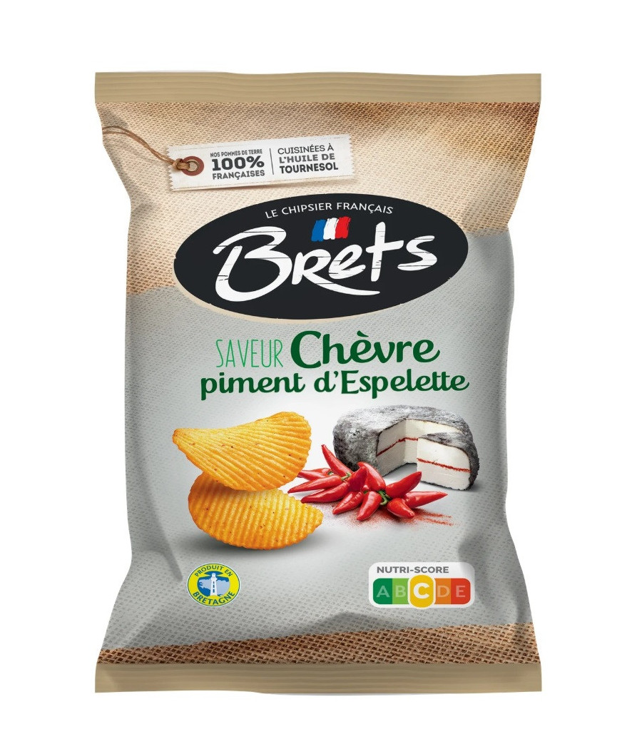 CHIPS SAVEUR CHEVRE PIMENT D\'ESPELETTE 125G CHIPS SAVEUR CHEVRE PIMENT D\'ESPELETTE 125G