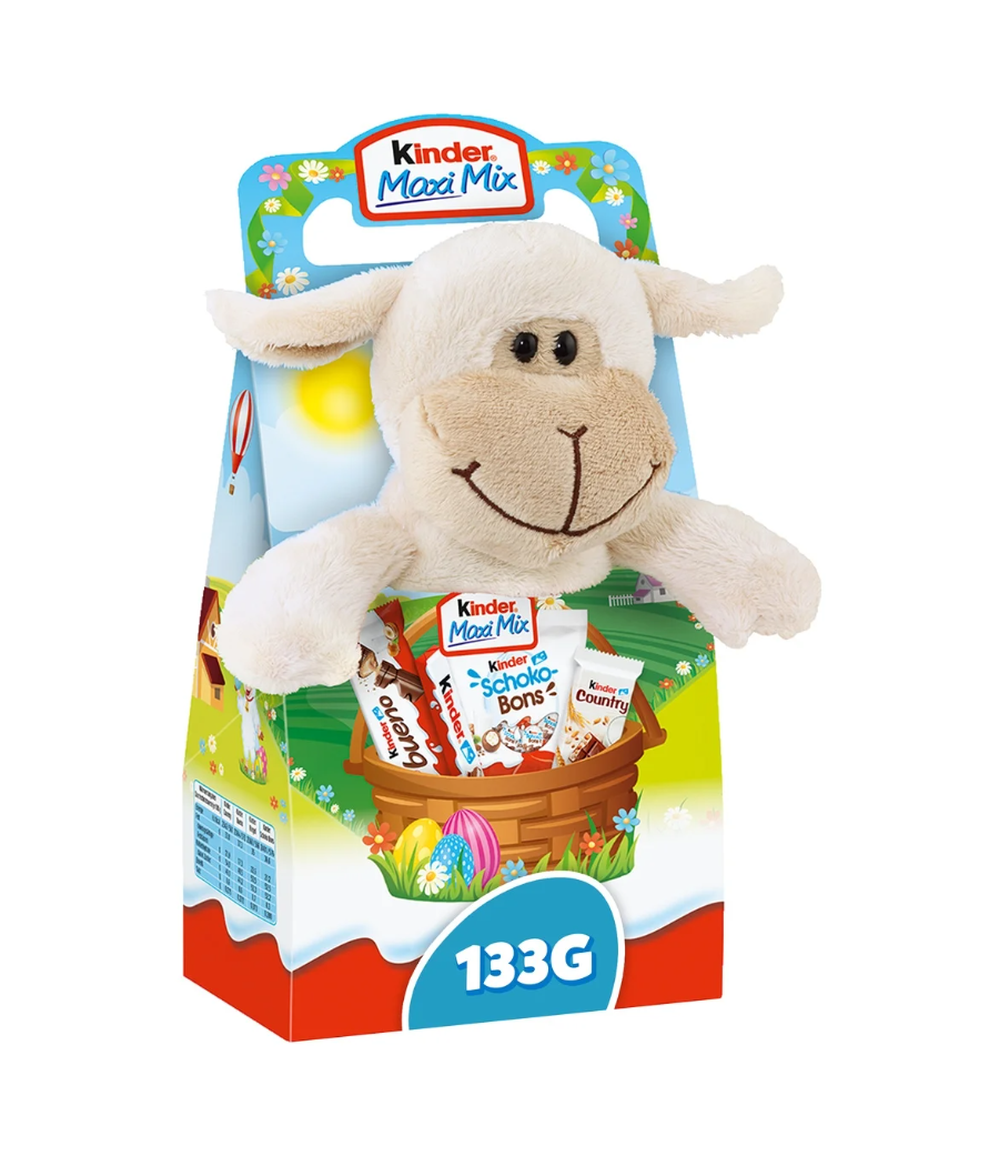ASSORTISSEMENTS DE CHOCOLAT AVEC SA PELUCHE KINDER 133G ASSORTISSEMENTS DE CHOCOLAT AVEC SA PELUCHE KINDER 133G