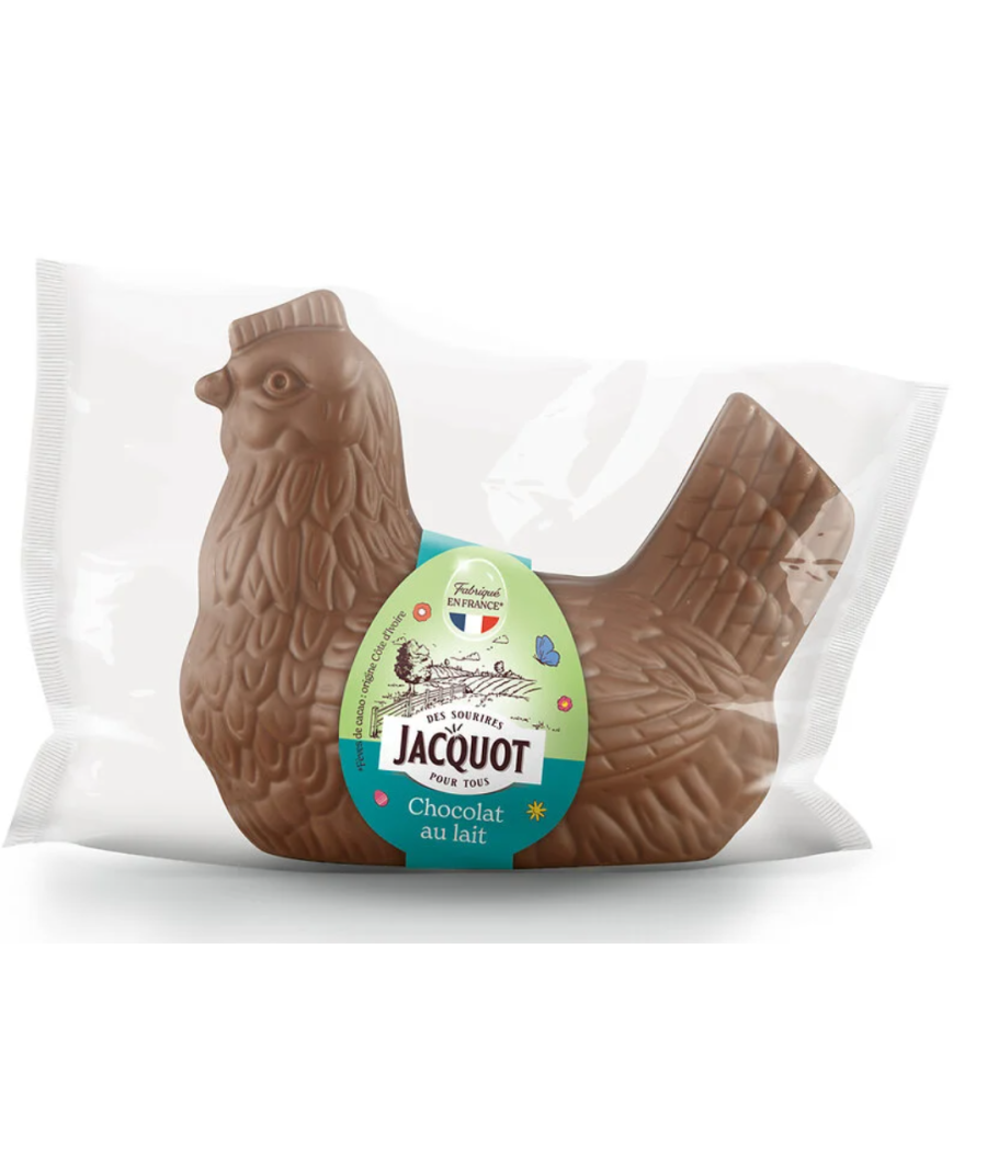 CLOCHE CHOCOLAT AU LAIT JACQUOT  125G CLOCHE CHOCOLAT AU LAIT JACQUOT  125G