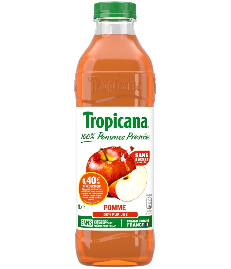 JUS DE FRUITS TROPICANA POMME PRESSES 1L JUS DE FRUITS TROPICANA POMME PRESSES 1L