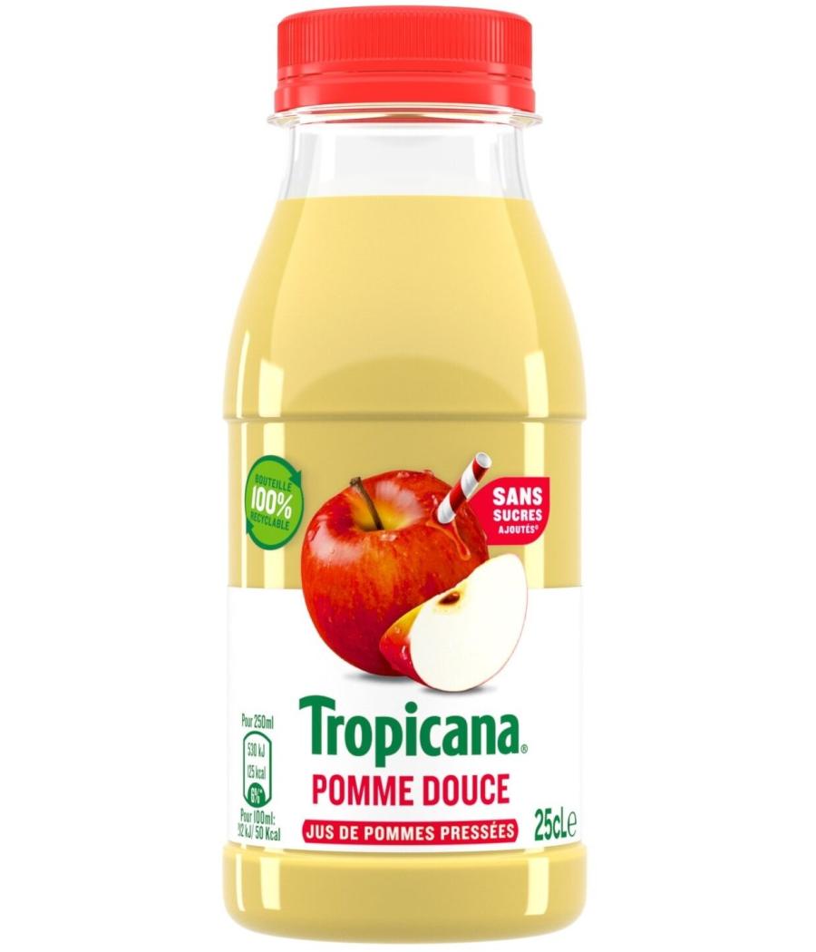 JUS DE FRUITS TROPICANA POMME DOUCE 25 CL JUS DE FRUITS TROPICANA POMME DOUCE 25 CL
