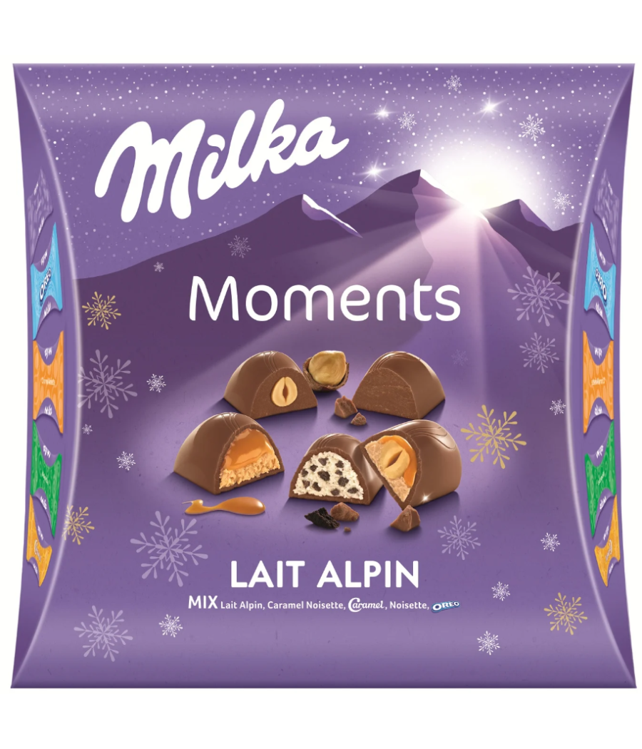 BOUCHES DE CHOCOLAT AU LAIT MILKA  30 PRALINES 268G BOUCHES DE CHOCOLAT AU LAIT MILKA  30 PRALINES 268G