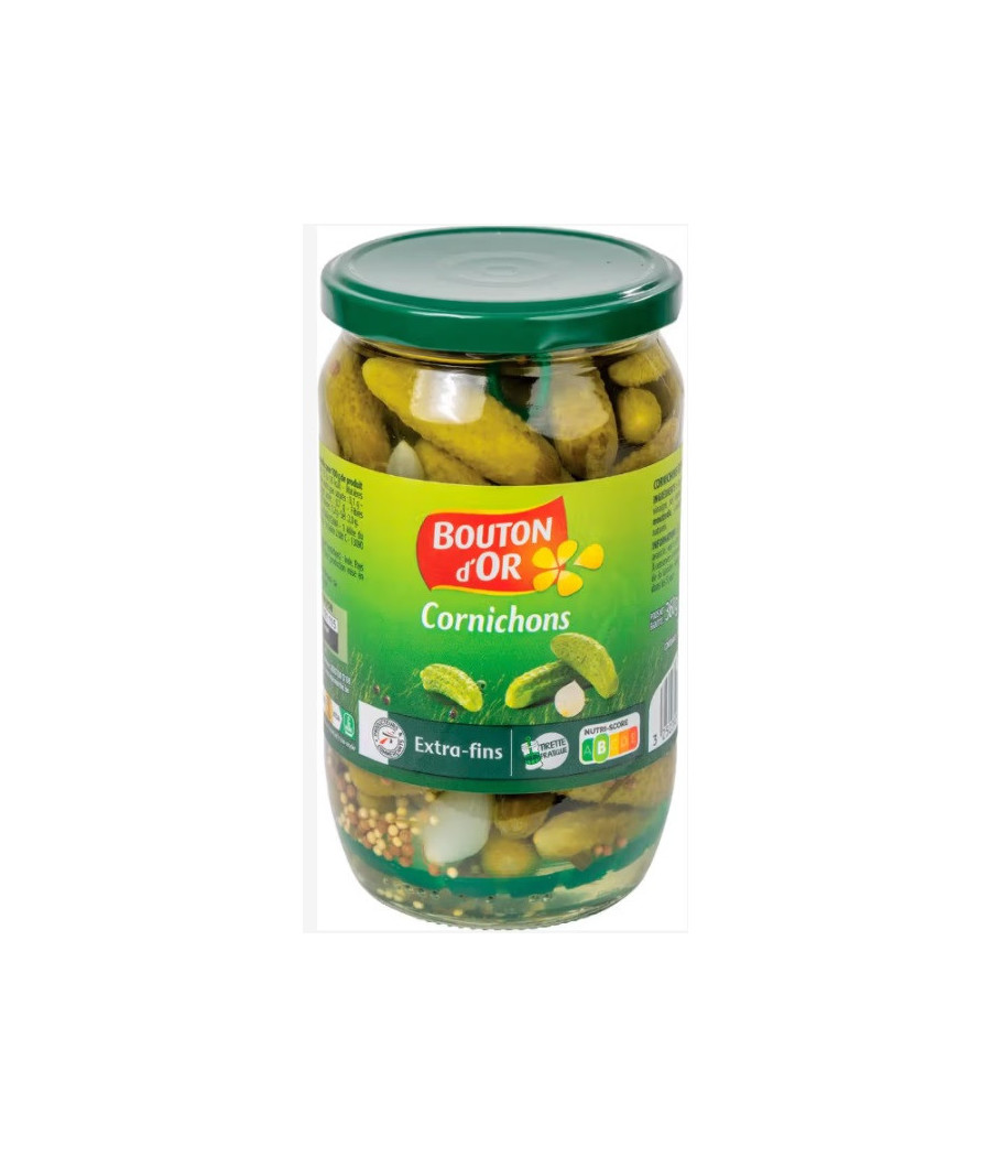LES CORNICHONS CROQUANTS EXTRA FINS 350G LES CORNICHONS CROQUANTS EXTRA FINS 350G
