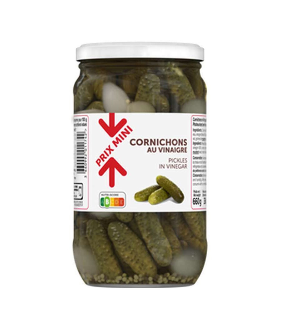 CORNICHONS AU VINAIGRE 660G CORNICHONS AU VINAIGRE 660G